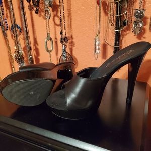 5 inch mule heels